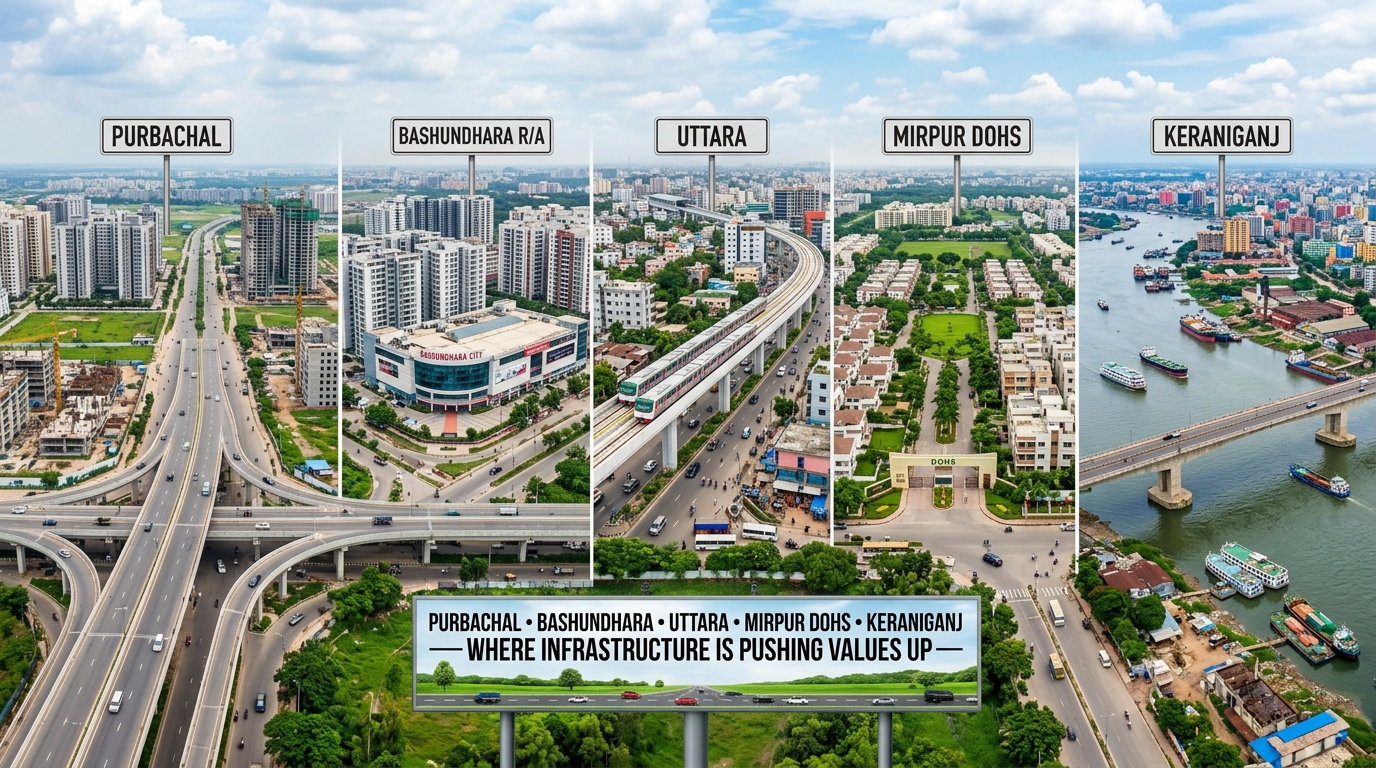 Five Dhaka areas worth watching for property investment